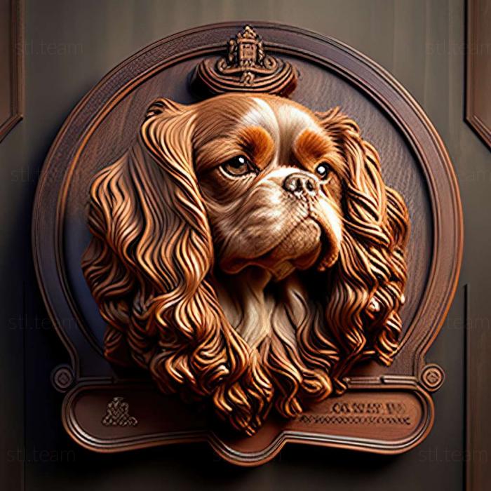 3D модель Собака Кінг Чарльз спаніель (STL)